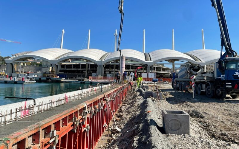 Rush finale: i lavori di riqualificazione della banchina F completati al 70%