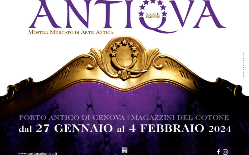 LA 33^ EDIZIONE DI ANTIQUA A GENOVA DAL 27 GENNAIO AL 4 FEBBRAIO