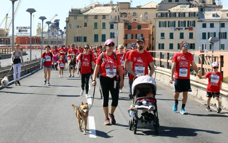 SPORT PER TUTTI E SOLIDARIETÀ: IN 5 MILA SULLA SOPRAELEVATA SABATO 12 APRILE PER LA “FAMILY RUN”. DOMENICA 13 APRILE LA “MEZZA DI GENOVA” E LA “CORRIGENOVA”